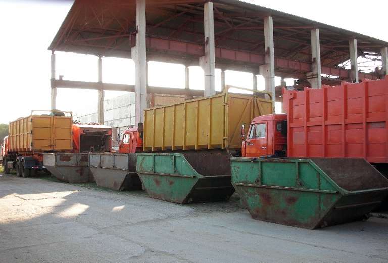Заказать мусорный контейнер для вывоза мусора по Хабаровску