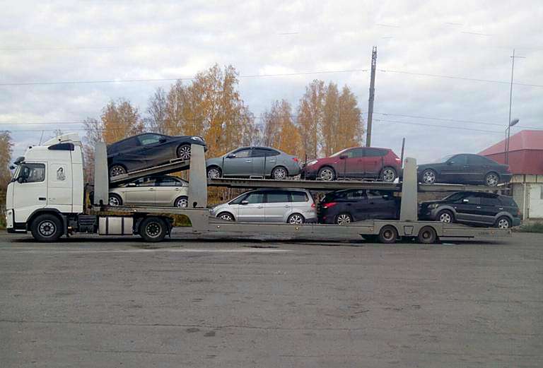 Перевозка авто сеткой из Мурманска в Новосибирск
